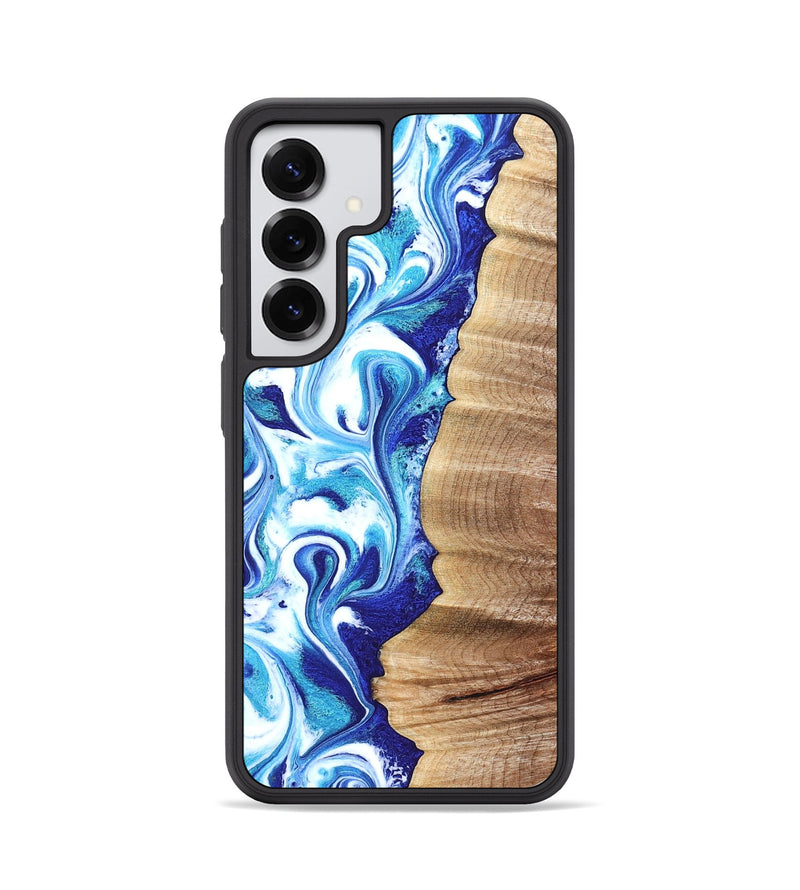 Galaxy S25 Wood Phone Case - Rogers (Blue, 820851)