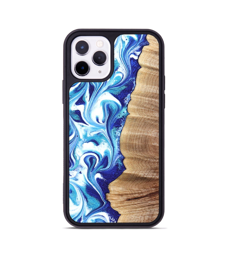 iPhone 11 Pro Wood Phone Case - Rogers (Blue, 820851)