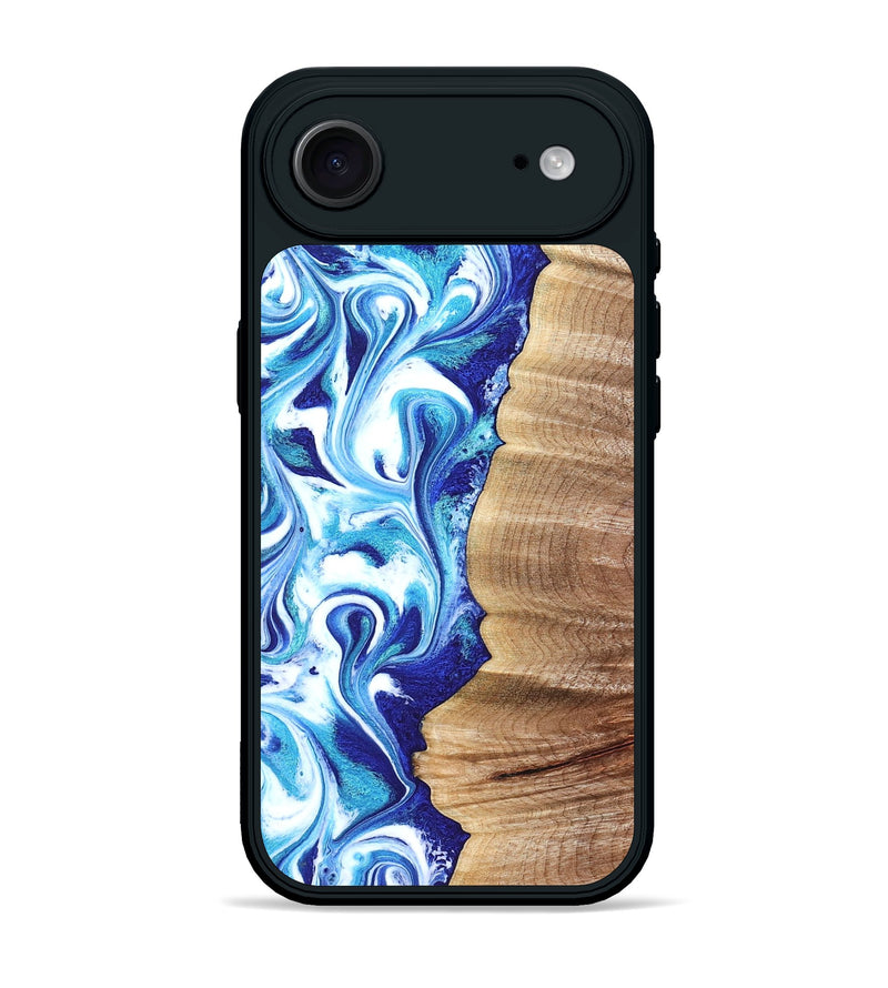 iPhone 17 Air Wood Phone Case - Rogers (Blue, 820851)