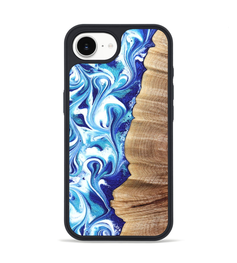 iPhone 17e Wood Phone Case - Rogers (Blue, 820851)