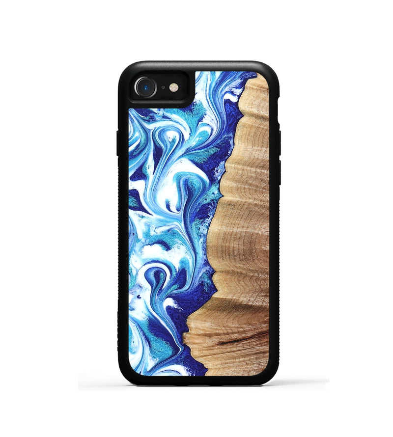 iPhone SE Wood Phone Case - Rogers (Blue, 820851)
