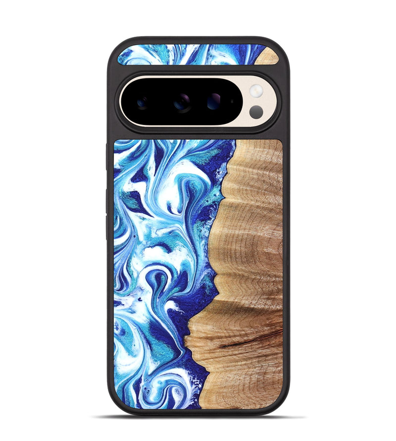Pixel 10 Wood Phone Case - Rogers (Blue, 820851)