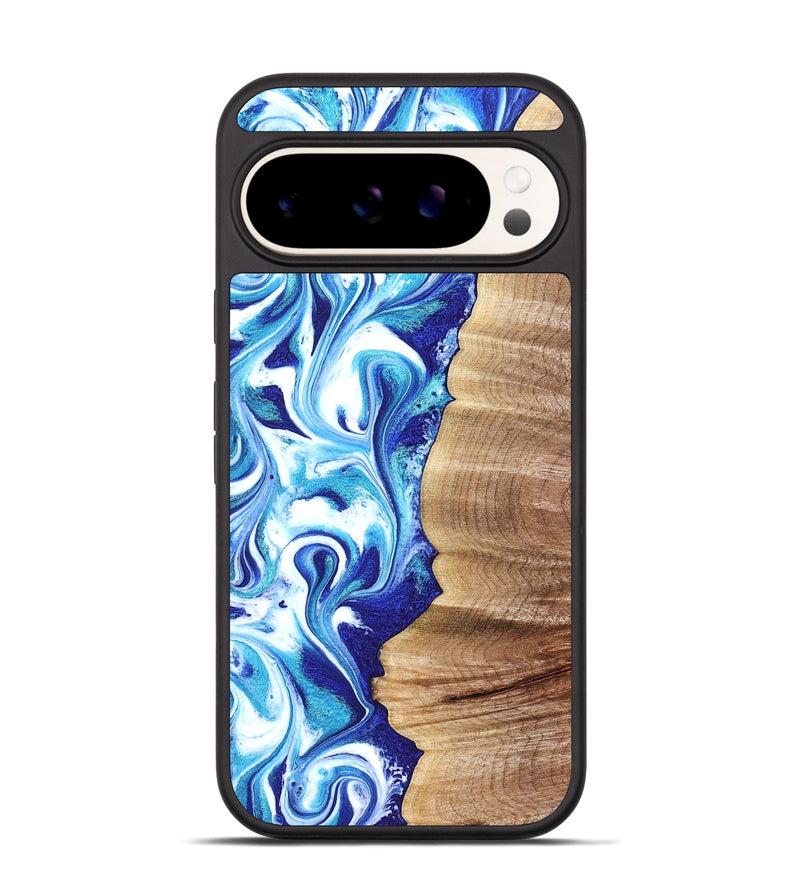 Pixel 9 Wood Phone Case - Rogers (Blue, 820851)