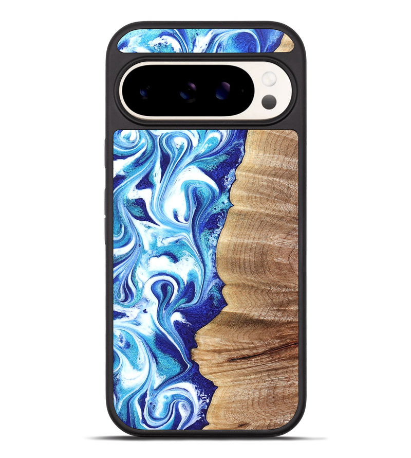 Pixel 9 Pro XL Wood Phone Case - Rogers (Blue, 820851)