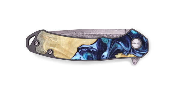 EDC Wood Pocket Knife - Kristen (Blue, 820852)