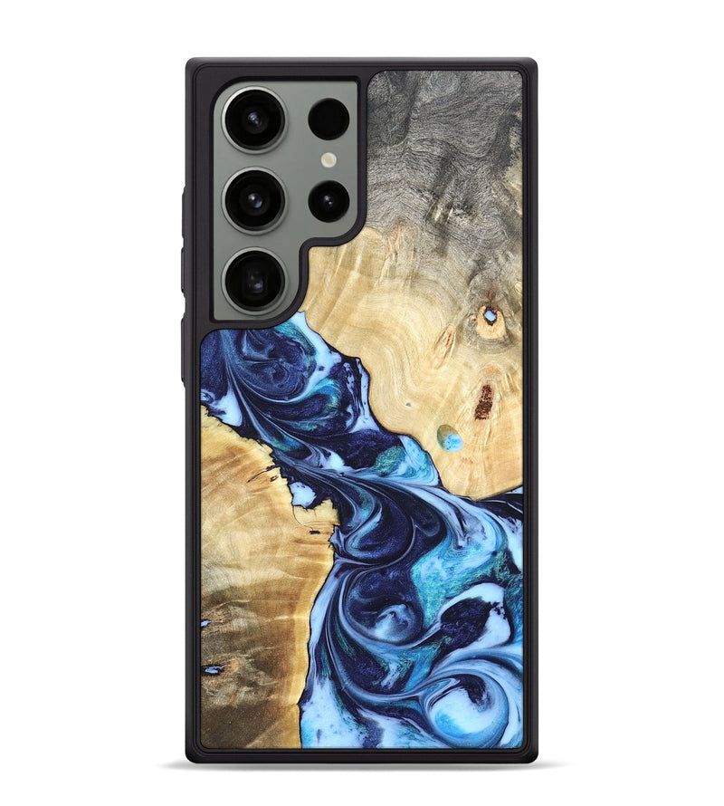 Galaxy S24 Ultra Wood Phone Case - Kristen (Blue, 820852)