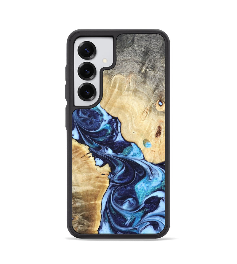 Galaxy S25 Wood Phone Case - Kristen (Blue, 820852)