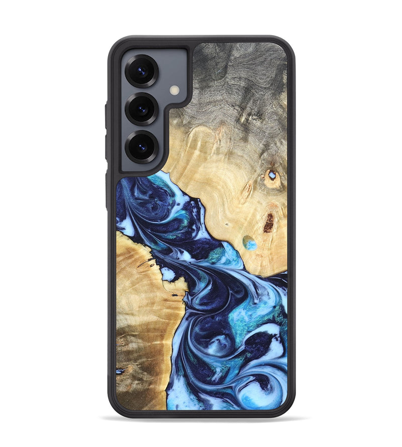 Galaxy S25 Plus Wood Phone Case - Kristen (Blue, 820852)
