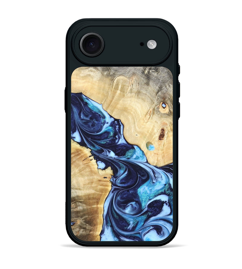 iPhone 17 Air Wood Phone Case - Kristen (Blue, 820852)