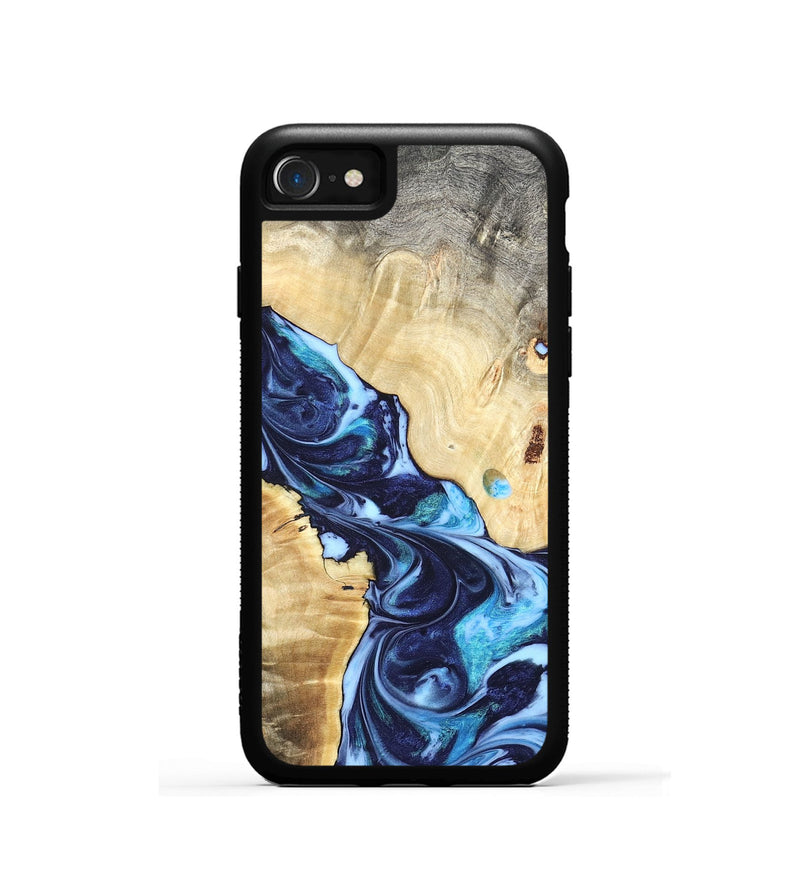 iPhone SE Wood Phone Case - Kristen (Blue, 820852)