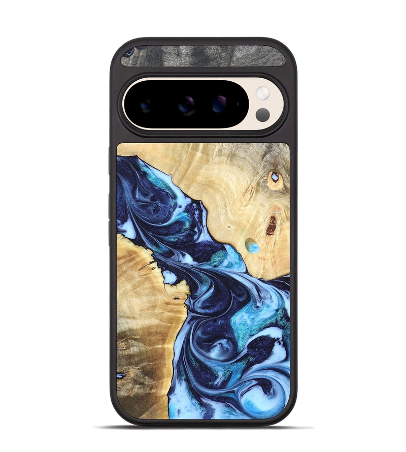 Pixel 10 Wood Phone Case - Kristen (Blue, 820852)