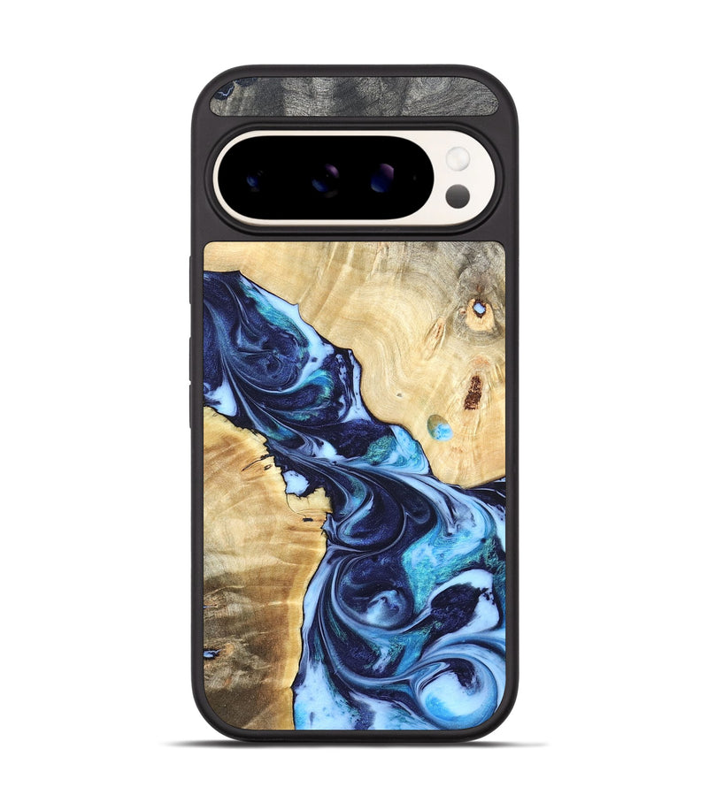 Pixel 9 Pro Wood Phone Case - Kristen (Blue, 820852)