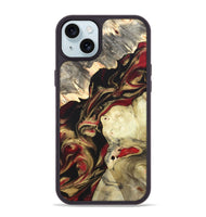 iPhone 15 Plus Wood Phone Case - Clayton (Red, 820855)