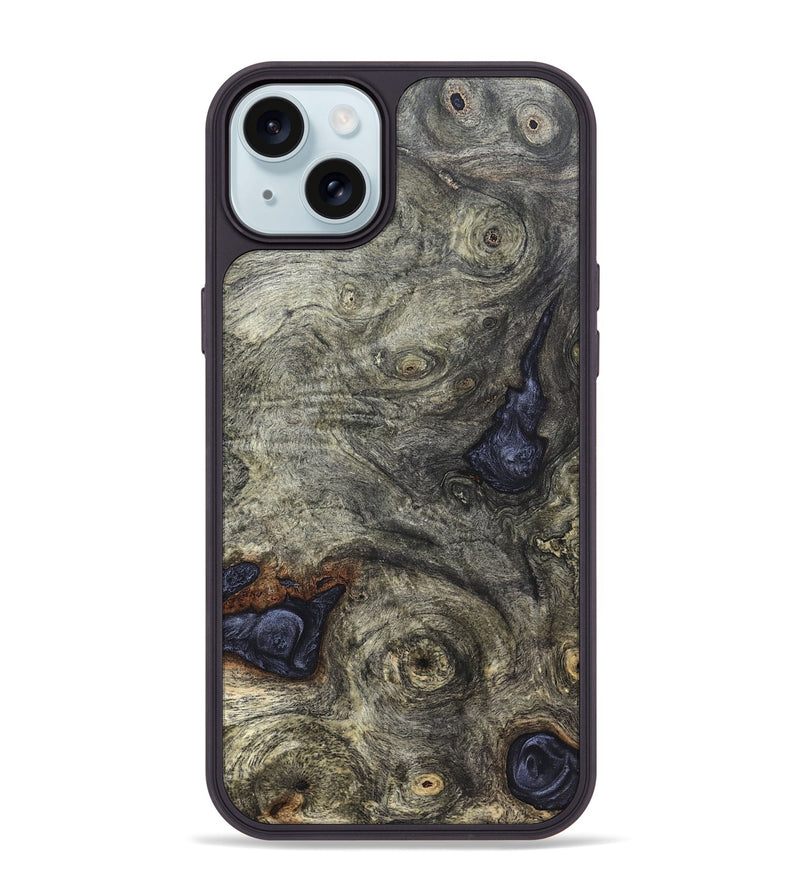 iPhone 15 Plus Wood Phone Case - Stacey (Wood Burl, 820857)