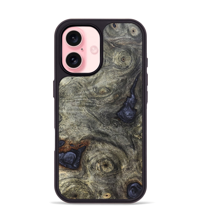 iPhone 16 Wood Phone Case - Stacey (Wood Burl, 820857)