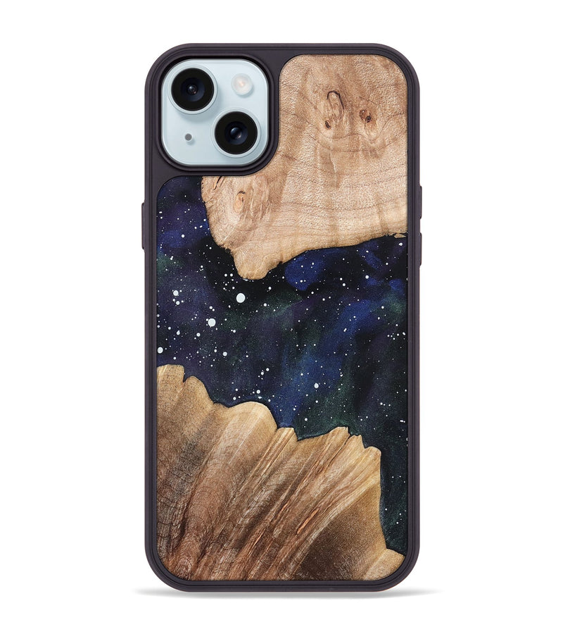 iPhone 15 Plus Wood Phone Case - Tressa (Cosmos, 820870)