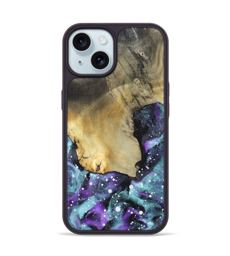 iPhone 15 Wood Phone Case - Solomon (Cosmos, 820873)