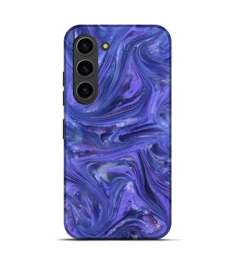 Galaxy S23 ResinArt Live Edge Phone Case - Jevon (Purple, 820881)