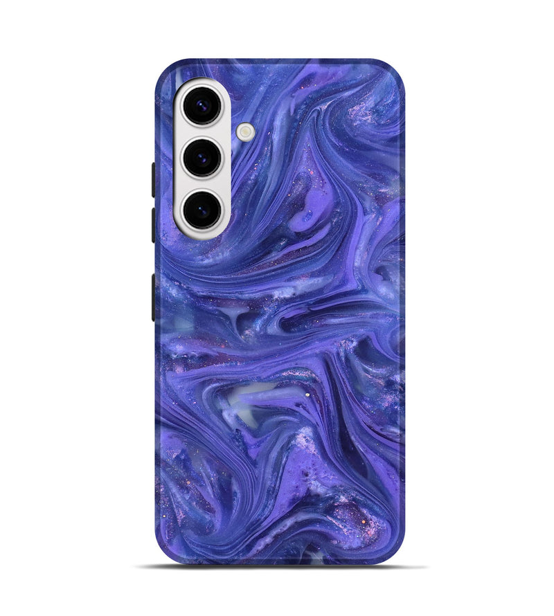 Galaxy S25 ResinArt Live Edge Phone Case - Jevon (Purple, 820881)