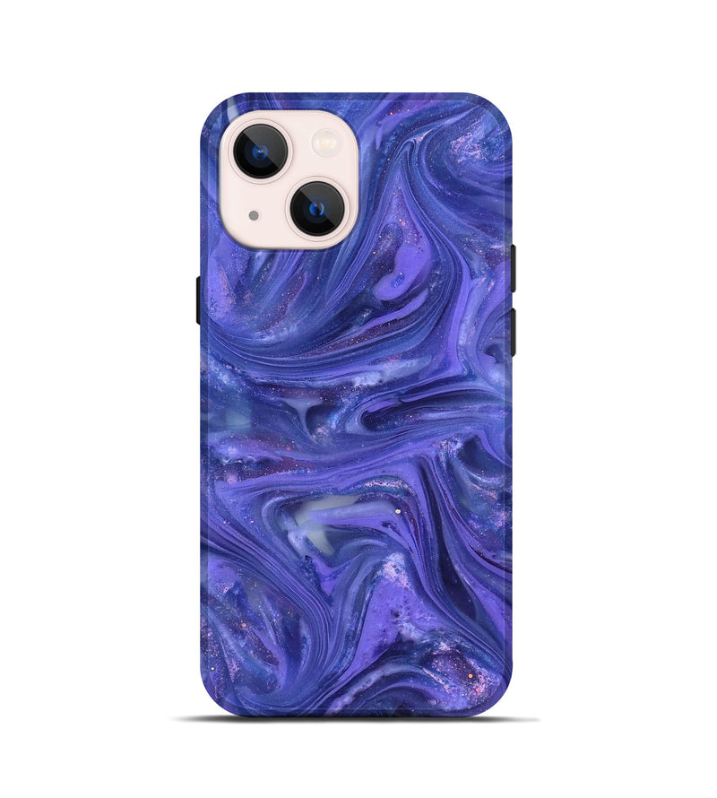 iPhone 13 mini ResinArt Live Edge Phone Case - Jevon (Purple, 820881)