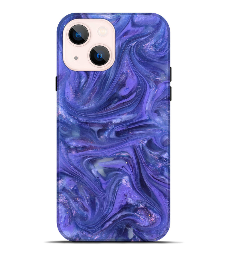 iPhone 14 Plus ResinArt Live Edge Phone Case - Jevon (Purple, 820881)