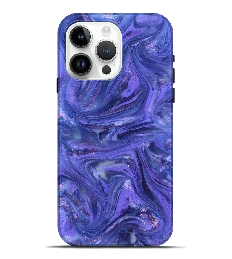 iPhone 15 Pro Max ResinArt Live Edge Phone Case - Jevon (Purple, 820881)