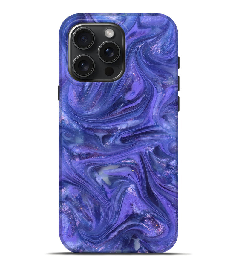 iPhone 16 Pro Max ResinArt Live Edge Phone Case - Jevon (Purple, 820881)