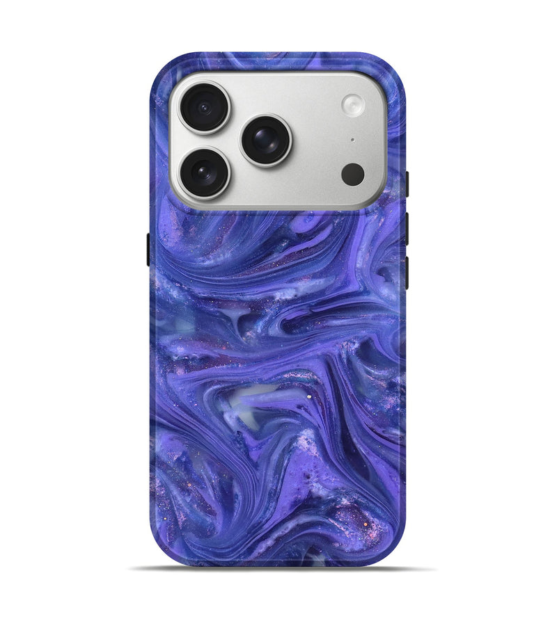 iPhone 17 Pro ResinArt Live Edge Phone Case - Jevon (Purple, 820881)
