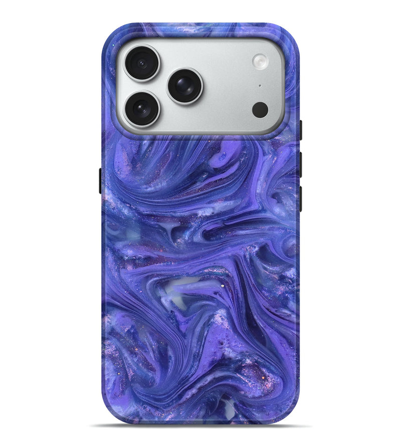 iPhone 18 Pro Max ResinArt Live Edge Phone Case - Jevon (Purple, 820881)
