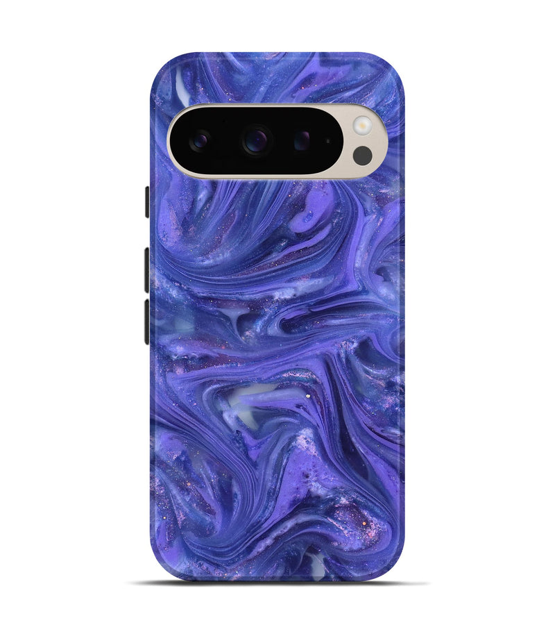 Pixel 9 Pro ResinArt Live Edge Phone Case - Jevon (Purple, 820881)