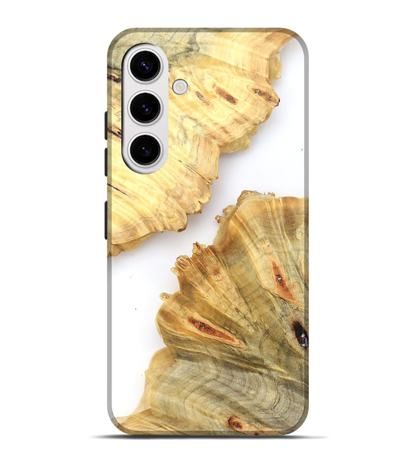 Galaxy S25 Plus Wood Live Edge Phone Case - Jairo (Clear, 820882)
