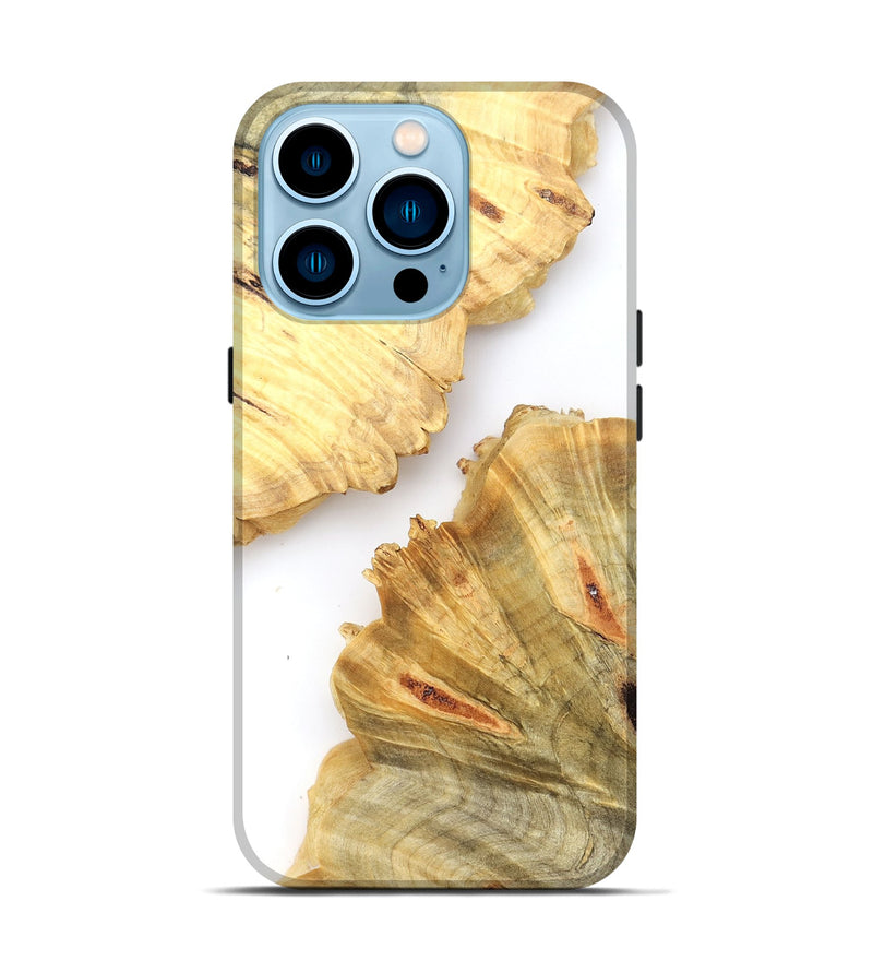iPhone 14 Pro Wood Live Edge Phone Case - Jairo (Clear, 820882)