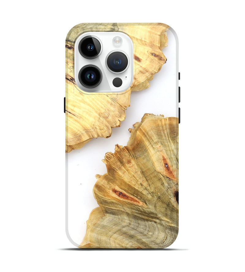 iPhone 15 Pro Wood Live Edge Phone Case - Jairo (Clear, 820882)