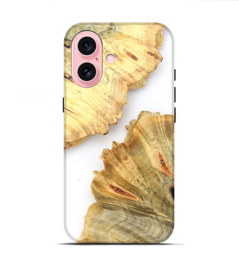 iPhone 16 Wood Live Edge Phone Case - Jairo (Clear, 820882)