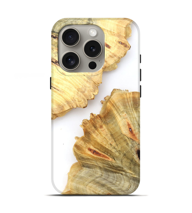 iPhone 16 Pro Wood Live Edge Phone Case - Jairo (Clear, 820882)