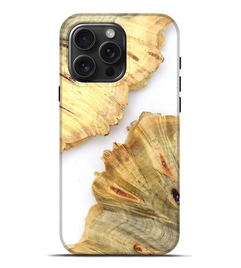 iPhone 16 Pro Max Wood Live Edge Phone Case - Jairo (Clear, 820882)