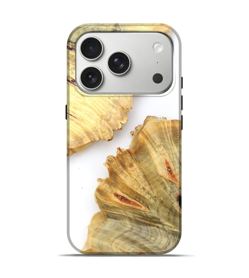 iPhone 17 Pro Wood Live Edge Phone Case - Jairo (Clear, 820882)