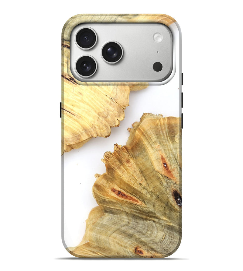 iPhone 17 Pro Max Wood Live Edge Phone Case - Jairo (Clear, 820882)