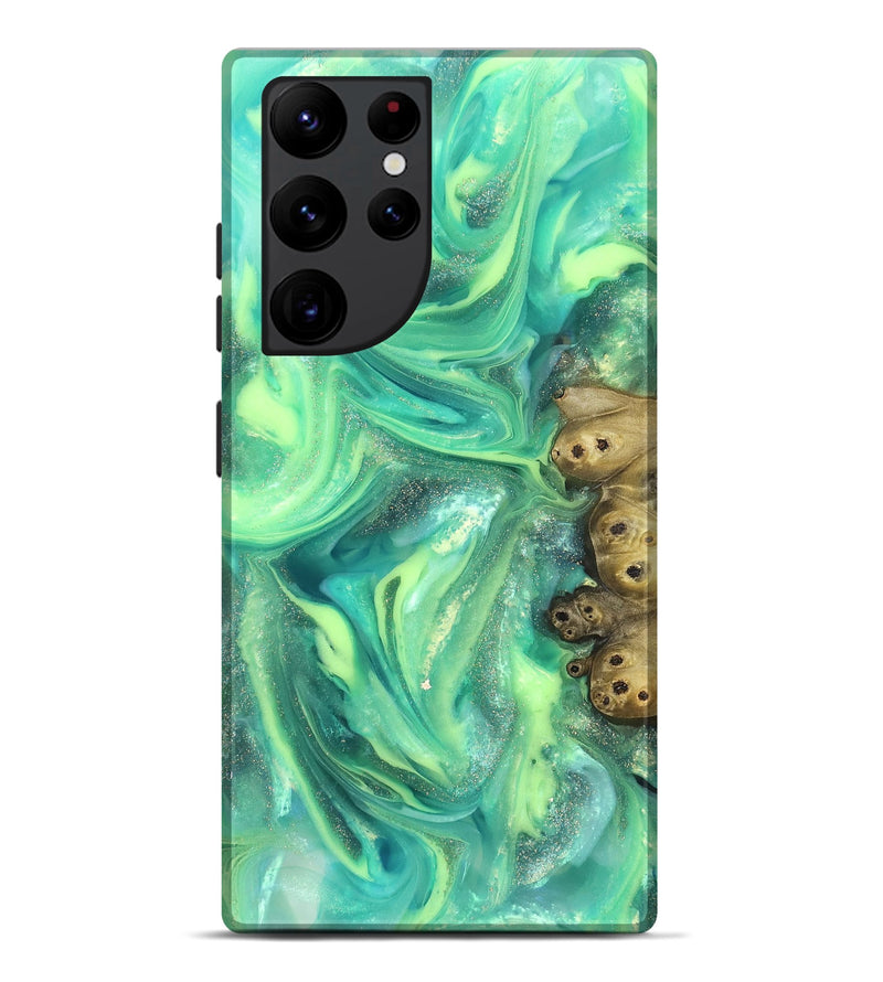 Galaxy S22 Ultra ResinArt Live Edge Phone Case - Bess (Neon, 820883)
