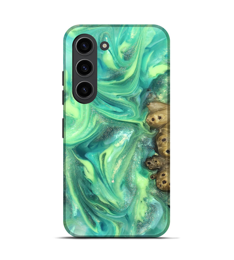 Galaxy S23 ResinArt Live Edge Phone Case - Bess (Neon, 820883)