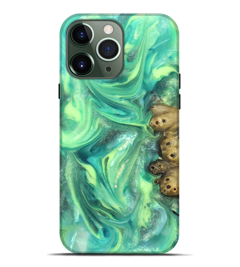 iPhone 13 Pro Max ResinArt Live Edge Phone Case - Bess (Neon, 820883)