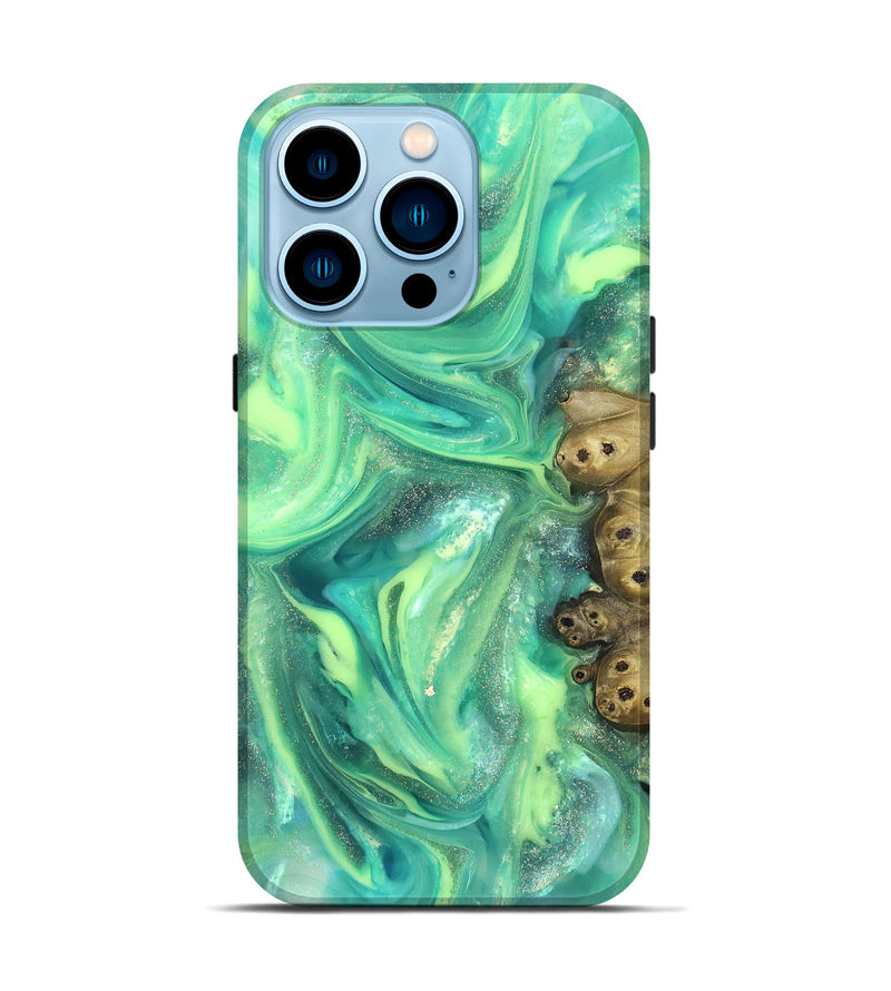 iPhone 14 Pro ResinArt Live Edge Phone Case - Bess (Neon, 820883)