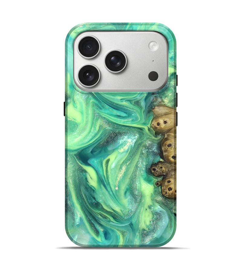iPhone 17 Pro ResinArt Live Edge Phone Case - Bess (Neon, 820883)