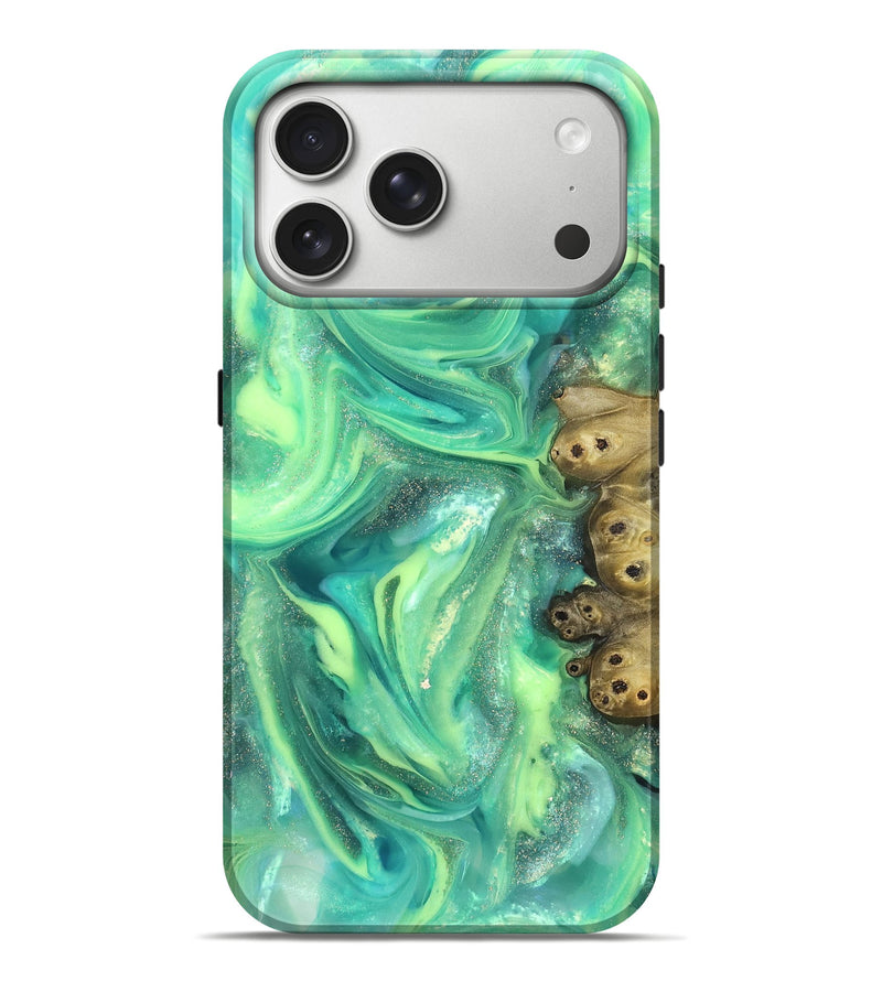 iPhone 17 Pro Max ResinArt Live Edge Phone Case - Bess (Neon, 820883)