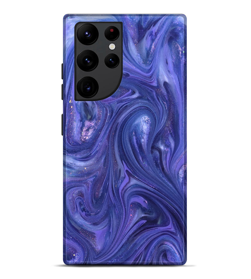 Galaxy S22 Ultra ResinArt Live Edge Phone Case - Ward (Purple, 820884)