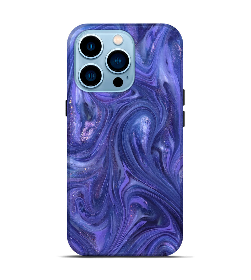 iPhone 14 Pro ResinArt Live Edge Phone Case - Ward (Purple, 820884)