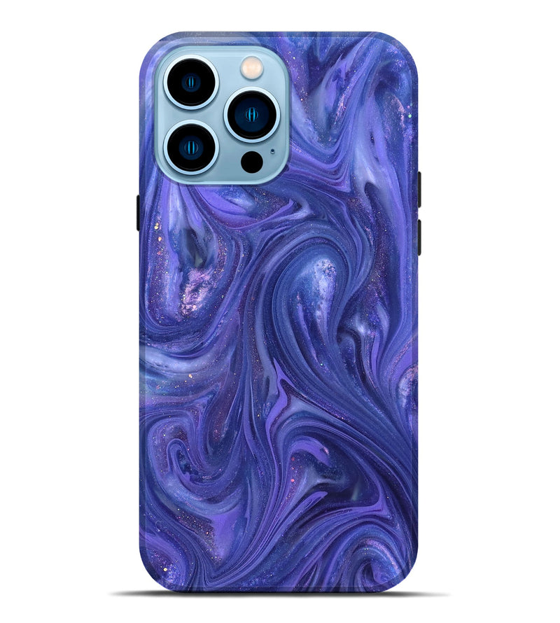 iPhone 14 Pro Max ResinArt Live Edge Phone Case - Ward (Purple, 820884)