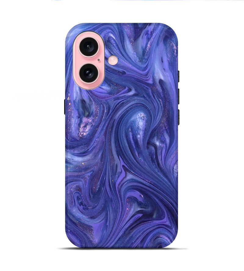iPhone 16 ResinArt Live Edge Phone Case - Ward (Purple, 820884)