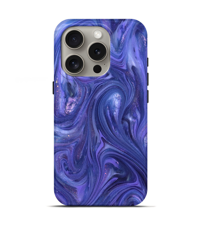 iPhone 16 Pro ResinArt Live Edge Phone Case - Ward (Purple, 820884)