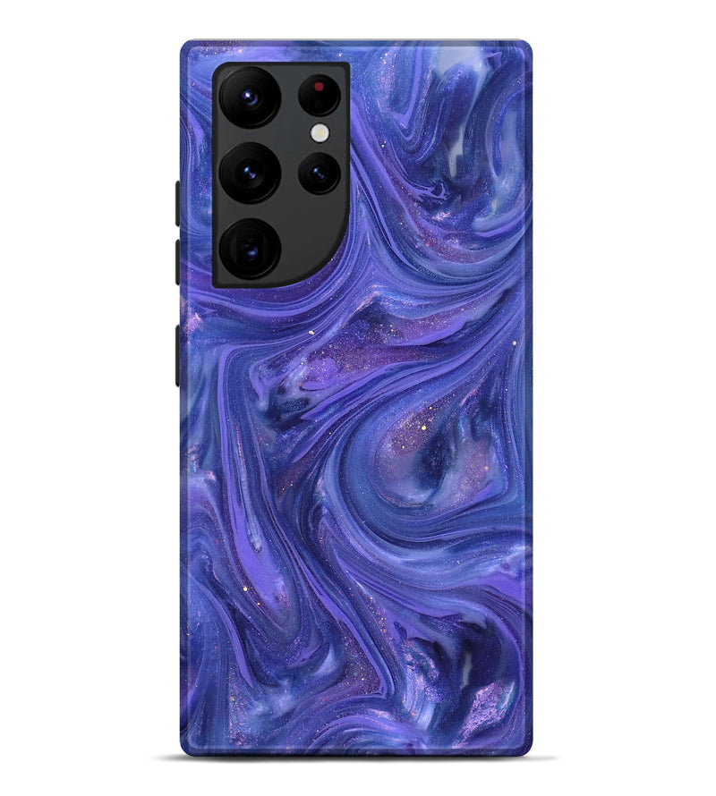 Galaxy S22 Ultra ResinArt Live Edge Phone Case - Wilda (Purple, 820888)